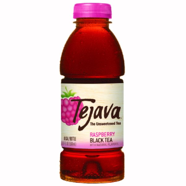 Tejava Raspberry Unsweetened Black Tea PET Plastic Bottles, 1 Pallet, PK 1224 40160PL